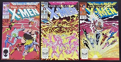 Buy UNCANNY X-MEN Comic Book Lot NM 225, 226, 227 1ST ADVERSARY X-MEN '97 • 20.01£