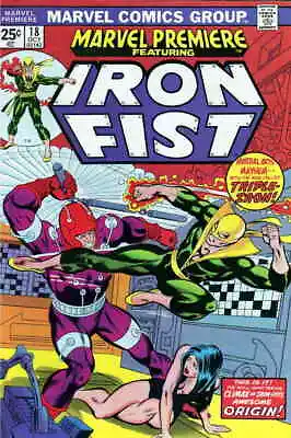 Buy Marvel Premiere #18 (with Marvel Value Stamp) FN; Marvel | Iron Fist - We Combin • 16.05£
