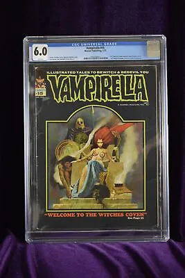 Buy Vampirella CGC 6.0 #15 Warren Publishing 1/72 White Pages • 180.22£