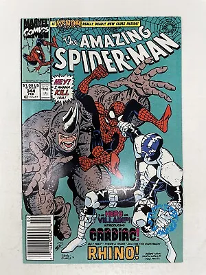 Buy Amazing Spider-Man #344 Marvel Comics 1990 1st Cletus Kasady MCU Carnage Venom • 23.98£