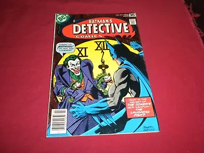 Buy BX6 Detective Comics #475 Dc 1978 Comic 5.0 Bronze Age JOKER! SEE STORE! • 61.57£