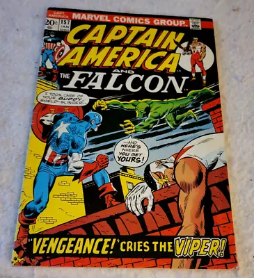 Buy CAPTAIN AMERICA #157    1ST APP. VIPER . Marvel. • 10.71£