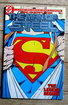 Buy The Man Of Steel #1 Special Collectors Edition DC 1986 Comic Book • 2£