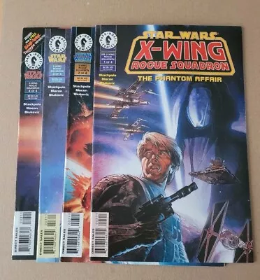 Buy Star Wars X-wing Rogue Squadron The Phantom Affair #1 2 3 & 4 Dark Horse 1996  • 10£