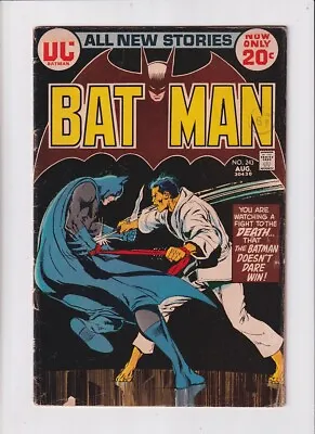 Buy Batman (1940) # 243 (3.0-GVG) (986605) Neal Adams Cover And Art 1972 • 27£