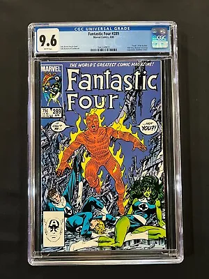 Buy Fantastic Four #289 CGC 9.6 (1986) - Nick Fury, Blastaar & Scourge App • 39.97£