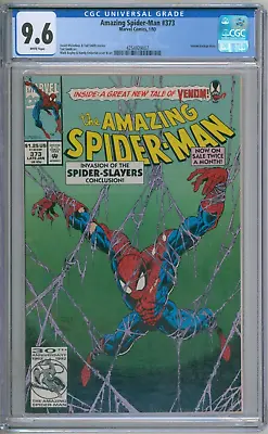 Buy Amazing Spider-Man 373 CGC Graded 9.6 NM+ Marvel Comics 1993 • 79.02£
