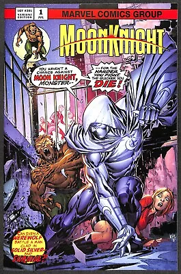 Buy Moon Knight #1 (Vol 9) Terrificon Werewolf By Night Homage Ken Lashley Variant • 19.95£