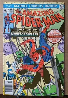 Buy The Amazing Spiderman #161 October 1976 Nightcrawler Punisher SEE PICS • 14.47£