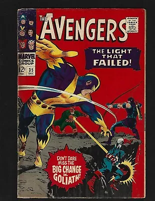 Buy Avengers #35 VG 2nd Living Laser Early Bill Foster (Black Goliath) Black Widow • 7.97£