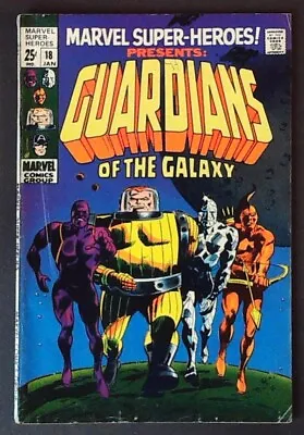 Buy MARVEL SUPERHEROES PRESENTS #18 (1969) 1st APP GUARDIANS OF THE GALAXY - VG/FN • 199.99£