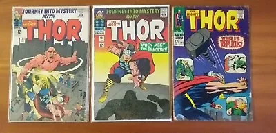 Buy 1966 Journey Into Mystery Lot Thor 121, 125, 141 From • 81.17£