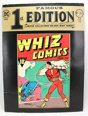 Buy Famous 1st Edition-Whiz Comics-Shazam Captain Marvel DC 1974 F-4 Vtg 1970s Book • 19.85£