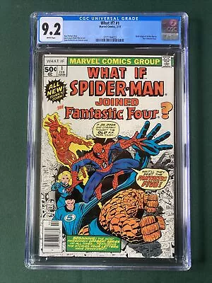 Buy What If? #1 ORIGIN 1st Spider-Man Joins Fantastic Four 1977 Marvel TV CGC 9.2 • 100£