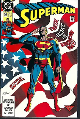 Buy SUPERMAN #53 (DC; 1991): Direct Edition VG • 7.64£