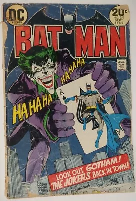 Buy Sept. 1973 Batman No. 251 The Jokers 5-way Revenge Iconic Bronze Era • 103.93£