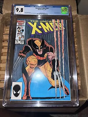 Buy Uncanny X-Men #207 - CGC 9.8 ❄️ White Pages ❄️ Custom Label! • 158.08£