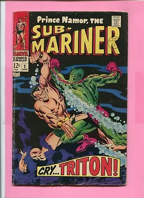 Buy Sub-mariner # 2 - Sub-mariner Vs. The Triton - John Buscema Art - Scarce In Uk • 29.99£