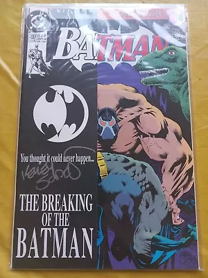 Buy 1993 Batman #497 DC Comics - Knightfall Key Issue - Breaking SIGNED KELLEY JONES • 51.64£