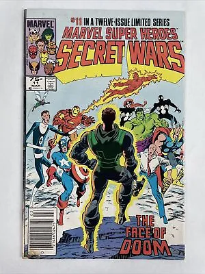 Buy Marvel Super Heroes Secret Wars #11The Face Of Doom, Marvel Comics Newsstand Var • 10.83£