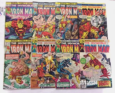 Buy Iron Man 1975 #80 To 126 Near Comp. 44 Sharp Books 38 Vf Minus To Vf/nm Action! • 275.83£