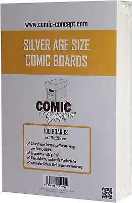 Buy 200 Brand New Silver Age Comic Boards Concept, 2 Packs Of  100 Boards • 22.95£