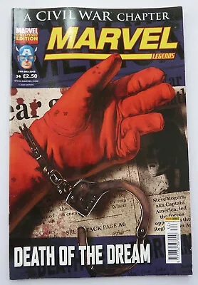 Buy Marvel Legends #34 Panini Comics Marvel Collectors Edition 29 July 2009 VF- 7.5 • 5.25£
