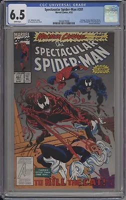 Buy Spectacular Spider-man #201 - Cgc 6.5 - Carnage - Venom - Black Cat - 3834879008 • 58.34£