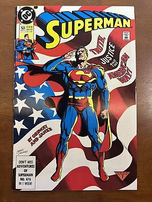Buy Superman 53-2nd Series, Retired Motto, Classic Flag Cover! 🔥🔑 • 11.87£