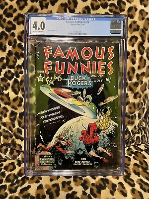 Buy Famous Funnies Comic #212 1954 Frank Frazetta Buck Rogers Cover CGC 4.0 • 1,912.81£