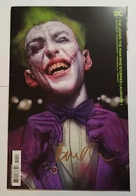 Buy The Joker: The Man Who Stopped Laughing #1 Ben Oliver Signed 1:50 Variant🔥🔥 • 45£