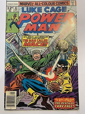 Buy LUKE CAGE, POWER MAN #43 UK Price Marvel Comics 1977 VF/NM • 2.95£