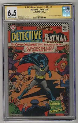 Buy Detective Comics #354 CGC Signature 6.5 OW To White Pages - Signed By Joe Giella • 395.15£