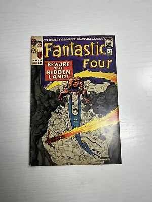 Buy Fantastic Four #47 Inhumans & Dragon Man 1966 Vintage Stan Lee & Jack Kirby Art • 35.98£