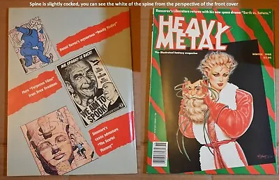 Buy Heavy Metal - Adult Fantasy Illustrated Comic Magazine - Winter 1988 • 7.91£