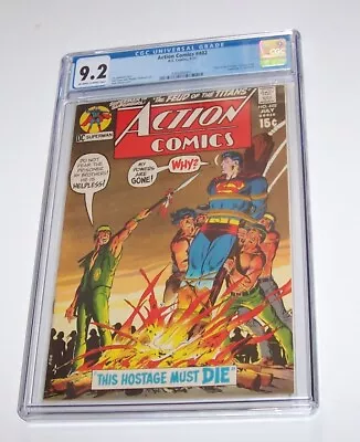 Buy Action Comics #402 - DC 1972 Bronze Age Issue - CGC NM- 9.2 (Neal Adams Cover) • 132.10£