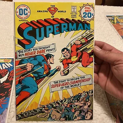 Buy Superman #276 Marvel Shazam DC 1974 KEY 1st Modern App Captain Thunder • 27.66£