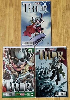 Buy Thor #1 (2014) 3rd Printing, 1:25 Staples & Skottie Young Variants ~ NM • 100£