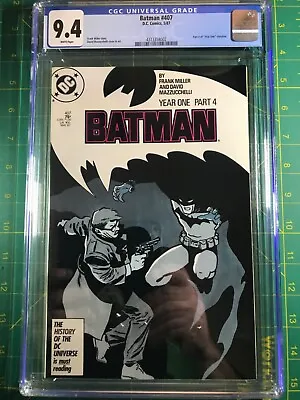 Buy Batman 407 CGC 9.4 NM Year One Part 4 ~ Frank Miller ~ 1987  • 55.34£