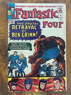 Buy Fantastic Four #41- GORGEOUS HIGHER GRADE - Marvel Comics 1965 • 8.31£