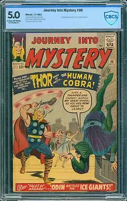 Buy Journey Into Mystery #98 (Marvel, 1963) CGC 5.0 • 217.42£