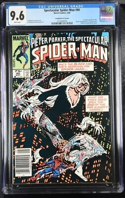 Buy Spectacular Spider-man 90 CGC 9.6 CPV. 4 In Higher Grade! Price Variant! • 318.65£