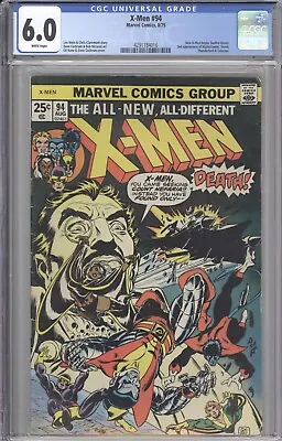 Buy X-Men #94 (CGC 6.0 WP) 1975 Chris Claremont (NEW X-MEN) • 643.42£