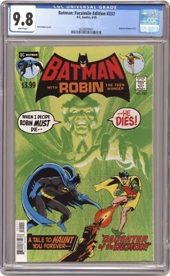 Buy Batman: Facsimile Edition #232 CGC 9.8 Neal Adams 1st Ra's Al Ghul O'Neil • 118.94£