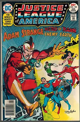 Buy Justice League Of America 138  Classic Neal Adams Cover  F/VF 1977  DC Comic • 10.24£
