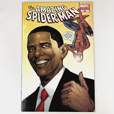Buy THE AMAZING SPIDER-MAN Vol 1 #583 ('09) 2nd Print Obama Marvel Comics High Grade • 6.82£