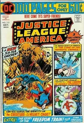 Buy Justice League Of America #113 VG 4.0 1974 Stock Image • 12.79£