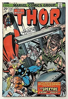 Buy Thor #231 - Marvel Comics 1975 - Low Grade - Marvel Value Stamp #83 Dragon Man • 3.16£
