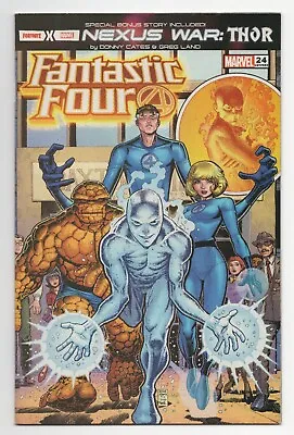 Buy FANTASTIC FOUR #24 Arthur Adams Variant Marvel Comic Book-Defect On Cover • 2.39£