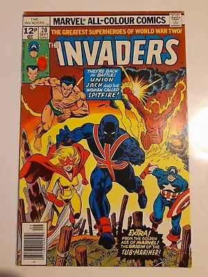 Buy Invaders #20 Sep 1977 FINE+ 6.5 1st Full Appearance Of Second Union Jack • 19.99£